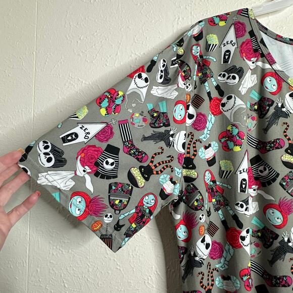 Woman's Nightmare Before Christmas Size 2X Long Tunic Polyester Top - Picture 3 of 8